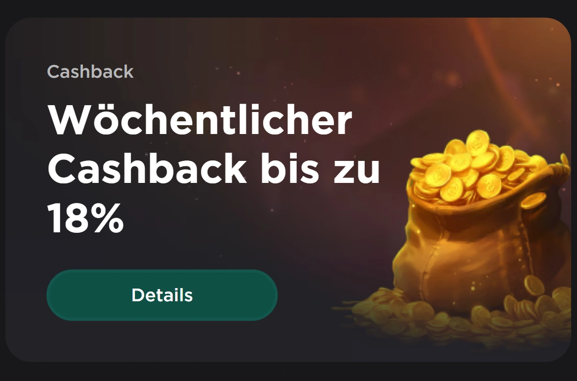 Belabet Wöchentliches Cashback